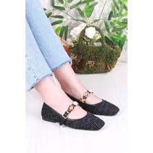 Fort 027-721 Fls Taş Toka Detaylı Rahat Kadın Babet