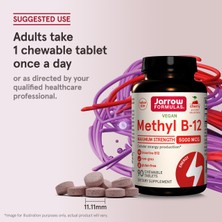 Jarrow Formulas Methyl B-12 Maximum Strength Cherry 5,000 Mcg, Methylcobalamin Metilkobalamin B12 High Qualty