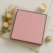 Tasarımlı Pembe Ürün Kutusu Hediye Paketleme Özel Sunumlar Sert ve Dayanıklı