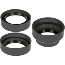 67 mm Üç Kademeli Kauçuk Parasoley, Lens Hood