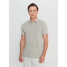 Altınyıldız Classics Düz Gri Erkek Polo T-Shirt ACE091252045_GRI