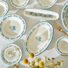 Bella Maison Liana Stoneware 26 Parça 6 Kişilik Kahvaltı Takımı Mavi