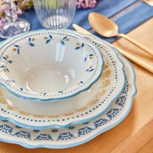 Bella Maison Mabel Stoneware 24 Parça 6 Kişilik Yemek Takımı Mavi