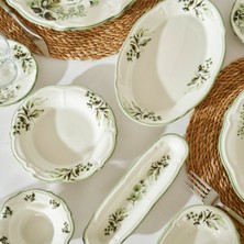 Bella Maison Julia Stoneware 26 Parça 6 Kişilik Kahvaltı Takımı Yeşil