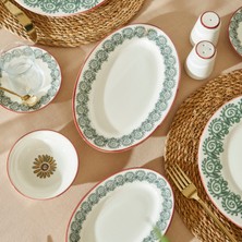 Bella Maison Indian Porselen 26 Parça Kahvaltı Takımı Bordo