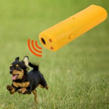 Ultrasonik Köpek Uzaklaştırıcı Cihaz - 150 Desibel, Ses Dalgasıyla Zararsız Koruma, LED Işıklı, Taşınabilir