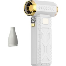 Oasis Oasis Turbo Fan Violent Fan 130000 Rpm Güçlü Hava Üfleyici Beyaz (Yurt Dışından)