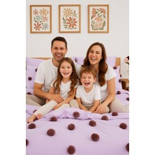 Homewell Courchevel Özel Tasarım Nevresim Takımı Çift Kişilik Lavanta