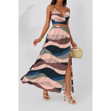 Tiana Kadın Kolsuz Askılı Crop Ikili Süprem Takım