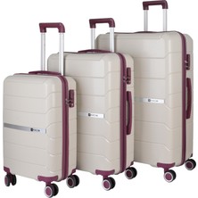 Mçs Üçlü Polipropilen Valiz Seti V366