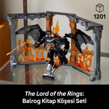 LEGO®  Icons Yüzüklerin Efendisi: Balrog Kitaplık Dekoru 10367 -Tolkien Hayranı Yetişkinler Için Dekoratif Yapım Seti (1201P)