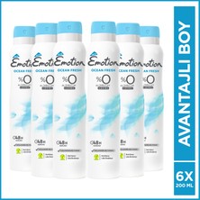 Emotion Ocean Fresh Kadın Deodorant 6 x 200 ml