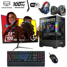 İzoly N12S i5-3470 16GB 256GB RX550 4GB 24" Oyuncu Masaüstü Bilgisayarı