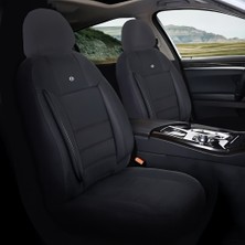 Peugeot 308 Araçlara Uyumlu Oto Koltuk Kılıfı Seti - Violet Siyah