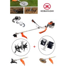 Kobayashı Japon Tırpan Çapalama Makinası 5,7 Hp 63 cc 2 Yıl Garantili