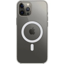 Royaleks Iphone 13 Pro Kılıf Kamera Lens Korumalı Magsafe Destekli Şeffaf Darbe Emici Sert Kapak
