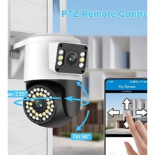 4mp Yoosee Çift Lens Ip Kamera - Wıfı Açık Otomatik İzleme, Su Geçirmez Kablosuz Güvenlik Ev Kamerası, Renkli Gece Görüş