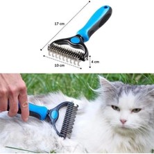 Epilons Plastik Saplı Metal Kedi Köpek Bakım Kıtık Tüy Topak Açıcı Tarak