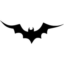 Batman Yarasa - Araç, Oto, Laptop, Duvar Uyumlu Sticker 20*8 cm