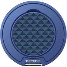 Raptic Defeme Freeflow Parmak Ring Stand 360 Derece Dönebilen Karbon Fiber Tasarımlı Mavi