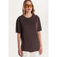 S0017426 Bsm Düz Oversize T-Shirt