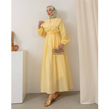 Bebe Yaka Detaylı Elbise MR6002