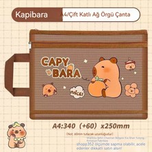 Kapipbala Şeffaf Örgü Çift Kalem Çantası (Yurt Dışından)