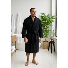 Bukle Bornoz, Şal Yaka Bornoz ,%100 Pamuklu Kadın / Erkek Unisex Bornoz