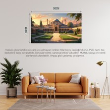 Doğa ve Manzara Yatay Tarihi Osmanlı Mimarisi 04 Çerçevesiz 90X60CM Pvc Tablo