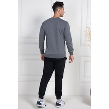 Mecit 2976 Gri Iki Ip Örme Spor Model Erkek Pijama Takımı