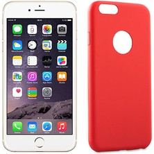 ESLIFETECH26AKSESUAR Iphone 6 Uyumlu Silikon Koruma Kılıf Kırmızı
