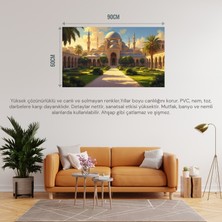 Doğa ve Manzara Yatay Tarihi Osmanlı Mimarisi 05 Çerçevesiz 90X60CM Pvc Tablo