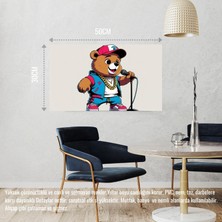 Rapçi Ayı 08 Çerçevesiz 50X30 cm Pvc Tablo