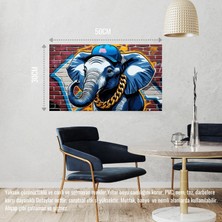 Rapçi Fil 01 Çerçevesiz 50X30 cm Pvc Tablo