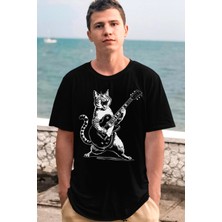 Sarman Rock Siyah Kısa Kollu Erkek Tshirt