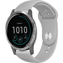 Tagomoon Garmin Vivoactive 4 Akıllı Saat ile Uyumlu Yumuşak Dokulu Silikon Kordon Kayış