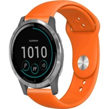 Tagomoon Garmin Vivoactive 4 Akıllı Saat ile Uyumlu Yumuşak Dokulu Silikon Kordon Kayış