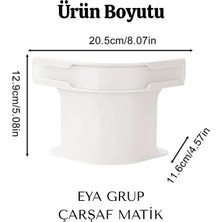 Çarşafmatik Çarşaf Nevresim Tutucu Görünmez Nevresim Çarşaf Kilidi Organizeri 4 Adet
