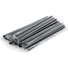 Packtory Frozen Siyah Pipet 230X8MM 5000 Adet