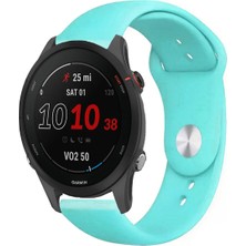 Tagomoon Garmin Forerunner 255 Akıllı Saat ile Uyumlu Yumuşak Dokulu Silikon Kordon Kayış