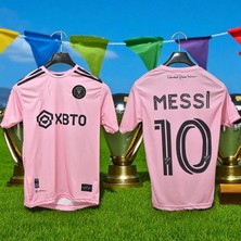 Messi Yeni Takım Inter Pembe Halı Saha Forması Yetişkin