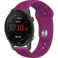Tagomoon Garmin Forerunner 255 Akıllı Saat ile Uyumlu Yumuşak Dokulu Silikon Kordon Kayış
