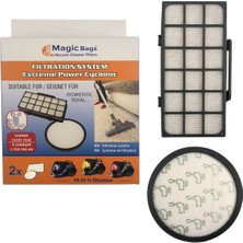 Magic Bags | Rowenta Ro 6952 X-Trem Power Cyclonic Uyumlu Hepa Filtre ve Sünger Filtre Seti