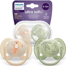 Philips Avent Ultra Soft Yumuşak 2li Emzik 0-6 Ay - SCF091/07