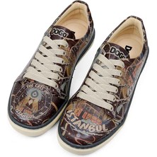 Kadın Vegan Deri Çok Renkli Sneakers - The Cats Of Istanbul Tasarım