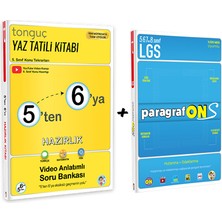 5'ten 6'ya Hazırlık Kitabı-Paragrafons Paketi