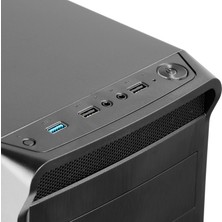 Green Green Oraman Plus 1X120MM 1x3.0 2x2.0 USB Bilgisayar Kasası (350W 80+ Standart Sertifikalı UPS)
