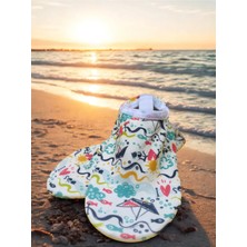 Kaydırmaz Taban, Rahat, Unisex Bebek, Çocuk Deniz Ayakkabısı, Havuz Patiği,renkli Figürlü 22-35 Numara