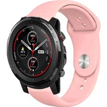 Tagomoon Amazfit Stratos 3 Akıllı Saat ile Uyumlu Yumuşak Dokulu Silikon Kordon Kayış