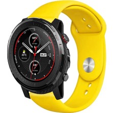 Tagomoon Amazfit Stratos 3 Akıllı Saat ile Uyumlu Yumuşak Dokulu Silikon Kordon Kayış